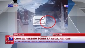Pasajeros tuvieron que tirarse de un colectivo porque chofer no frenó en la parada - Noticias Paraguay