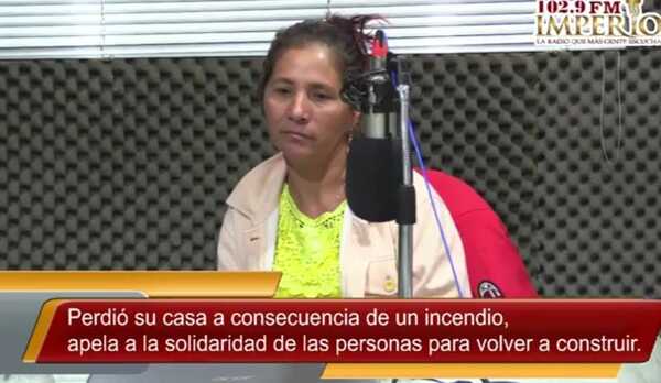 Familia de Romero Cue apela a la solidaridad ciudadana tras perdida en incendio de vivienda - Radio Imperio 106.7 FM