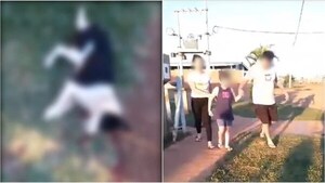 HOMBRE MATÓ A PEDRADAS A UN PERRO QUE INTENTÓ MORDER A SU HIJO Y CAUSÓ REVUELVO EN POSADAS