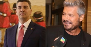 Una tremenda entrevista tuvieron Tinelli y Santiago Peña