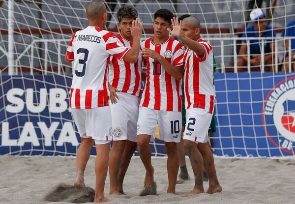 Los Pynandi Sub20 debutan con victoria en Sudamericano de Fútbol Playa | Lambaré Informativo
