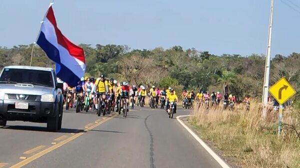 Con un Tour ciclístico dieron apertura a conmemoración de la batalla de Acosta Ñu - Nacionales - ABC Color