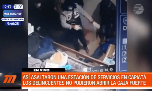 Así asaltaron una estación de servicios en Capiatá | Telefuturo