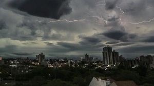 Alerta sobre tormentas eléctricas para varios puntos del país - Noticias Paraguay