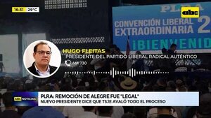 Video: Hugo Fleitas defiende legalidad de separación de Efraín Alegre - ABC Noticias - ABC Color