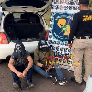 Antinarcóticos detiene a dos hombres transportando paquetes de cocaína - Radio Imperio 106.7 FM