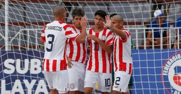 Los Pynandi Sub20 debutan con victoria en Sudamericano de Fútbol Playa - ADN Digital