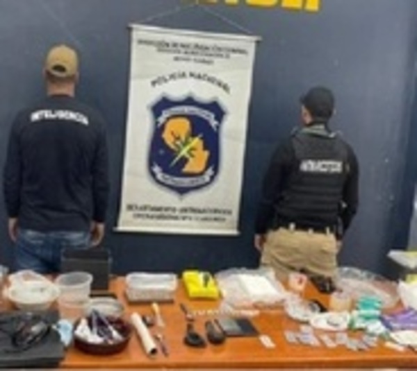 Detienen a supuesto dealer en Coronel Oviedo - Paraguay.com