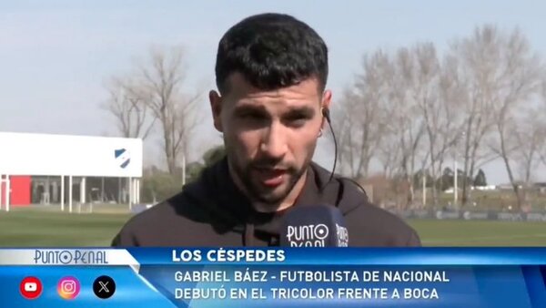 El pelotero Gabriel Báez se refirió a lo que ocurrió en Cerro Porteño
