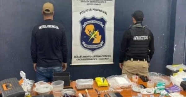 Cae presunto distribuidor de drogas en Coronel Oviedo
