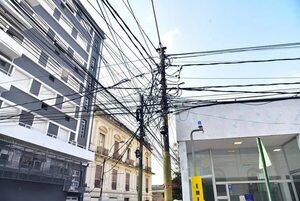 ANDE: retiro de cables sueltos de calle Palma no tuvo impacto - Economía - ABC Color