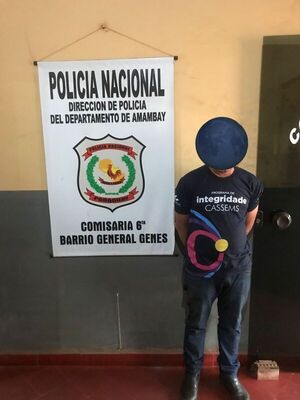 Hijo Amenazó de Muerte a su Madre y fue detenido.