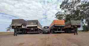 ESTO PASÓ: Policía intercepta convoy de camiones en la MS-379 con millonarias cargas de neumáticos procedentes de Paraguay - Radio Imperio 106.7 FM