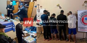 PRESUNTOS INTEGRANTES DE UNA BANDA DELINCUENCIAL COLOMBIANA FUERON DETENIDOS EN ENCARNACIÓN - Itapúa Noticias