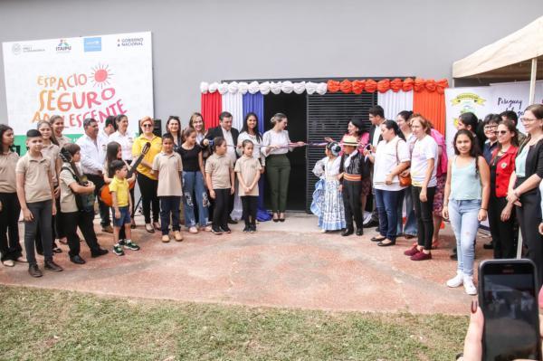 Inauguran “Espacio Seguro Adolescente” en Santa Rosa del Aguaray - .::Agencia IP::.