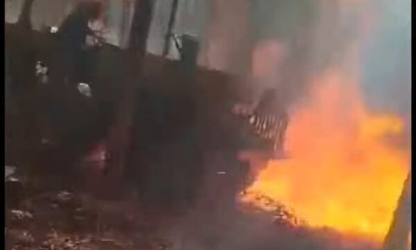 (VIDEO)Hombre murió tras un incendio de pastizal en Azotey