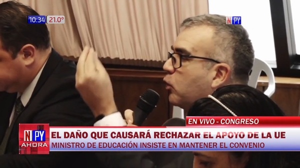 Ministro del MEC advierte sobre daños que causará el rechazo del apoyo de la UE - Noticias Paraguay