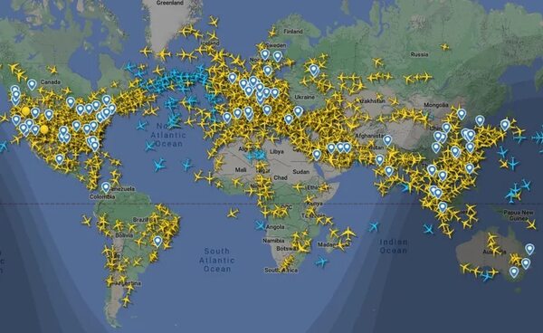 Tráfico aéreo mundial se acerca a los niveles prepandemia - Mundo - ABC Color