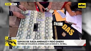 Video: Esposo de jueza amenazó y pidió dinero  - ABC Noticias - ABC Color