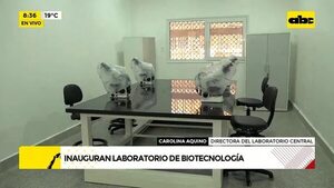 Video: Inauguran laboratorio de Biotecnología - ABC Noticias - ABC Color