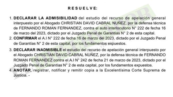 Caso Mocipar: Confirman oposición a cuestionado requerimiento de fiscal Stella Mary Cano