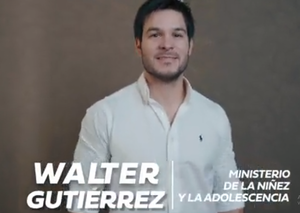 Walter Gutiérrez es elegido como ministro de la Niñez y Adolescencia