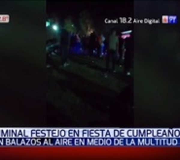 Realizaron disparos al aire en un cumpleaños en Itapúa - Paraguay.com