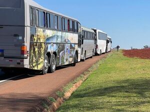 En Brasil, incautan cuatro buses que transportaban a compristas - La Clave