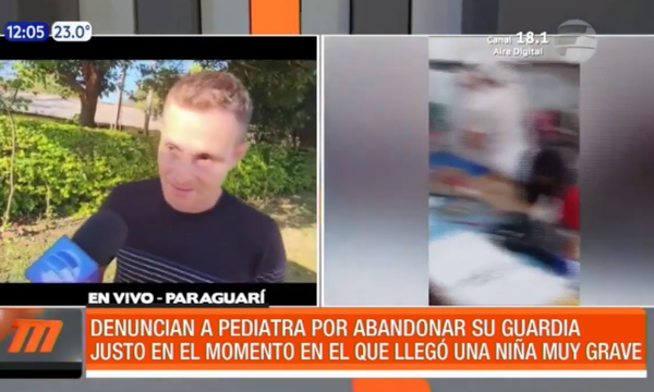 Denuncian a pediatra por abandonar su guardia | Telefuturo