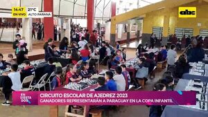 Circuito Escolar de Ajedrez 2023: ganadores representarán a Paraguay en la Copa de Ajedrez Infantil - Ensiestados - ABC Color