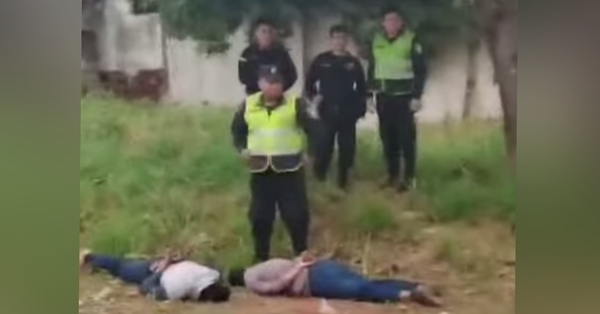 Capturan a dos delincuentes tras asalto y persecución a tiros en Fernando de la Mora