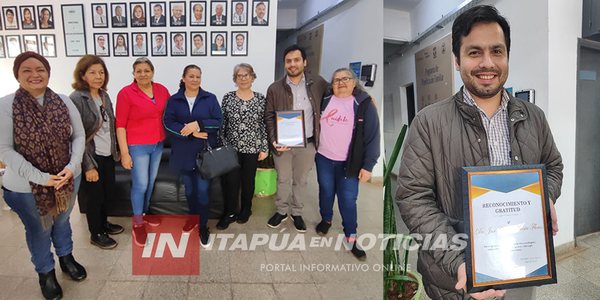 DIRECTOR DE LA VII REGIÓN SANITARIA RECIBIÓ RECONOCIMIENTO DE PACIENTES ONCOLÓGICOS - Itapúa Noticias