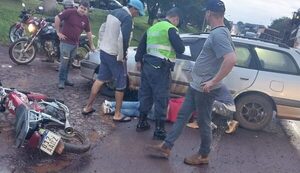 Menor termina con lesiones tras accidente