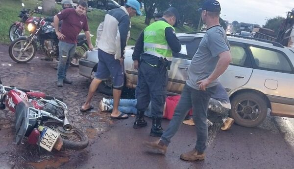 Menor termina con lesiones tras accidente