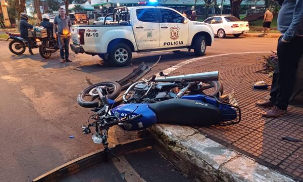 Motociclista murió tras accidente