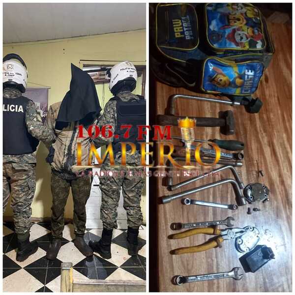 Individuo es detenido en su intento de hurtar evidencias del depósito de la Fiscalía - Radio Imperio 106.7 FM