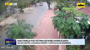 Video: Una familia fue víctima de robo domiciliario   - ABC Noticias - ABC Color