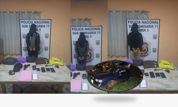 Diario HOY | Delincuentes detenidos tras asalto a joven, uno es hijo del criminal Carlos Cabrera