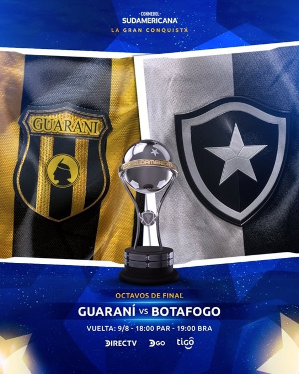 Guaraní en busca de la clasificación recibe a Botafogo