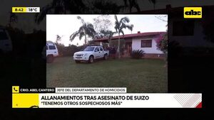 Video: Allanamientos tras asesinato de Suizo - ABC Noticias - ABC Color