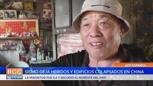 Sismo de magnitud 5,4 deja una veintena de heridos y edificios colapsados en China