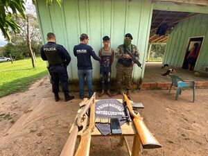 Crimen de niña: Aprehenden a joven e incautan armas que estaban enterradas
