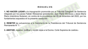 Jueces sorteados deberán entender en causa de tortura atribuida al exministro Walter Bower 