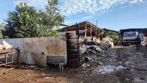 Verifican recicladora cercana al relleno sanitario de Encarnación