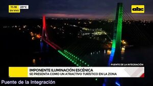 Puente de la Integración: En últimas pruebas de iluminación escénica - ABC Noticias - ABC Color