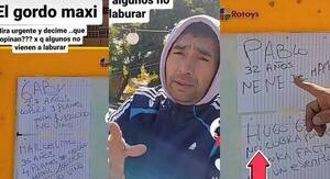 [VIDEO] Albañil cañeo a sus ayudantes que no fueron a trabajar: "Soy anti vagos" he'i