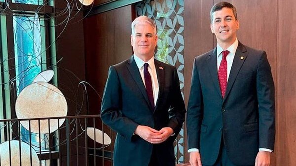 Santiago Peña y embajador de EEUU profundizan agenda bilateral - ADN Digital