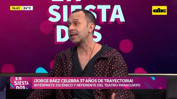 Video: ¡Jorge Báez celebra 40 años de trayectoria! - Ensiestados - ABC Color