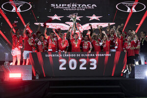 Versus / Benfica se impuso en el clásico y conquistó su novena Supercopa de Portugal