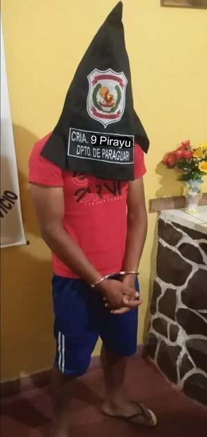 Detienen a un joven y recuperan objetos hurtados a víctimas de Pirayú - Nacionales - ABC Color
